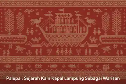 Palepai, Sejarah Kain Kapal Lampung