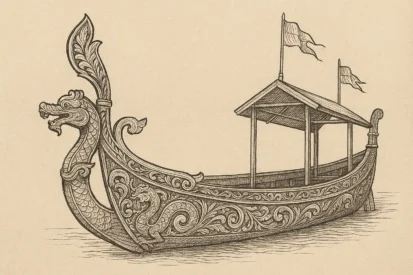 ornamen perahu Sumatra